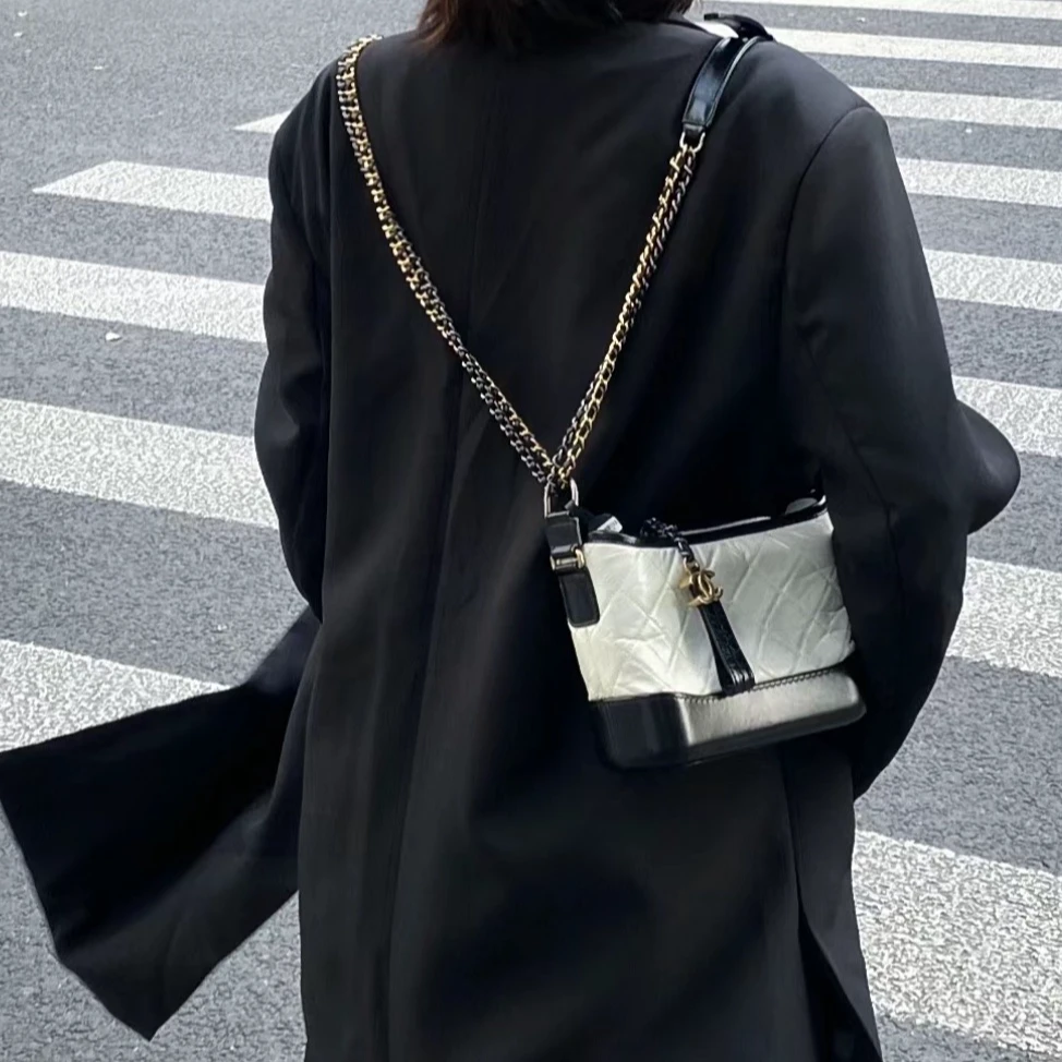 99新 Chanel/香奈儿 小花Jerry P233602712 流浪 小号 白色 25开