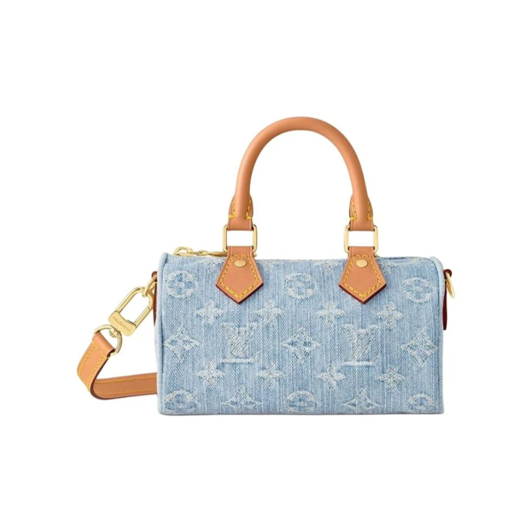 全新未使用 LouisVuitton/路易威登 小花璐璐TP029449Speedy Nano