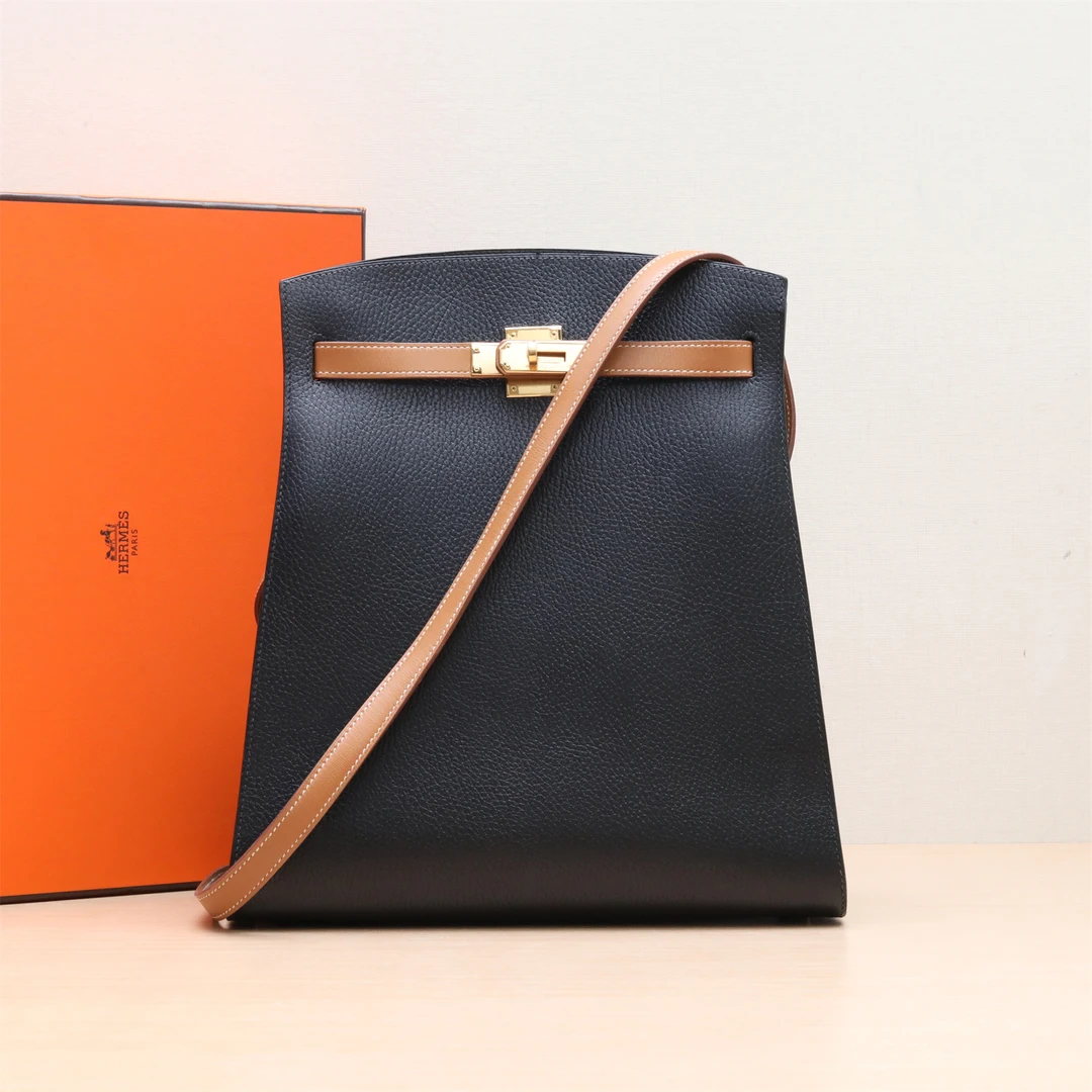 99新 Hermes/爱马仕 小花璐璐P234243592 Kelly sport 大号 圈X