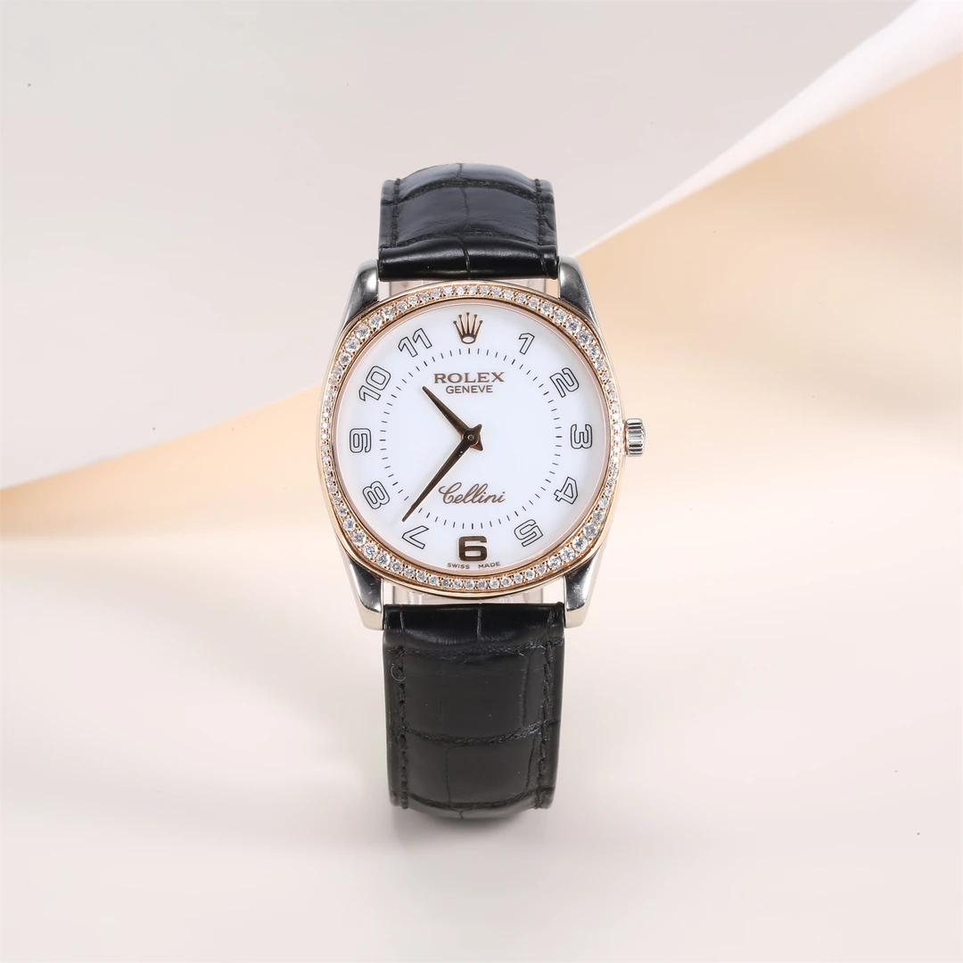99新 Rolex/劳力士 【小花念念】切利尼系列手动机械4233后钻腕表