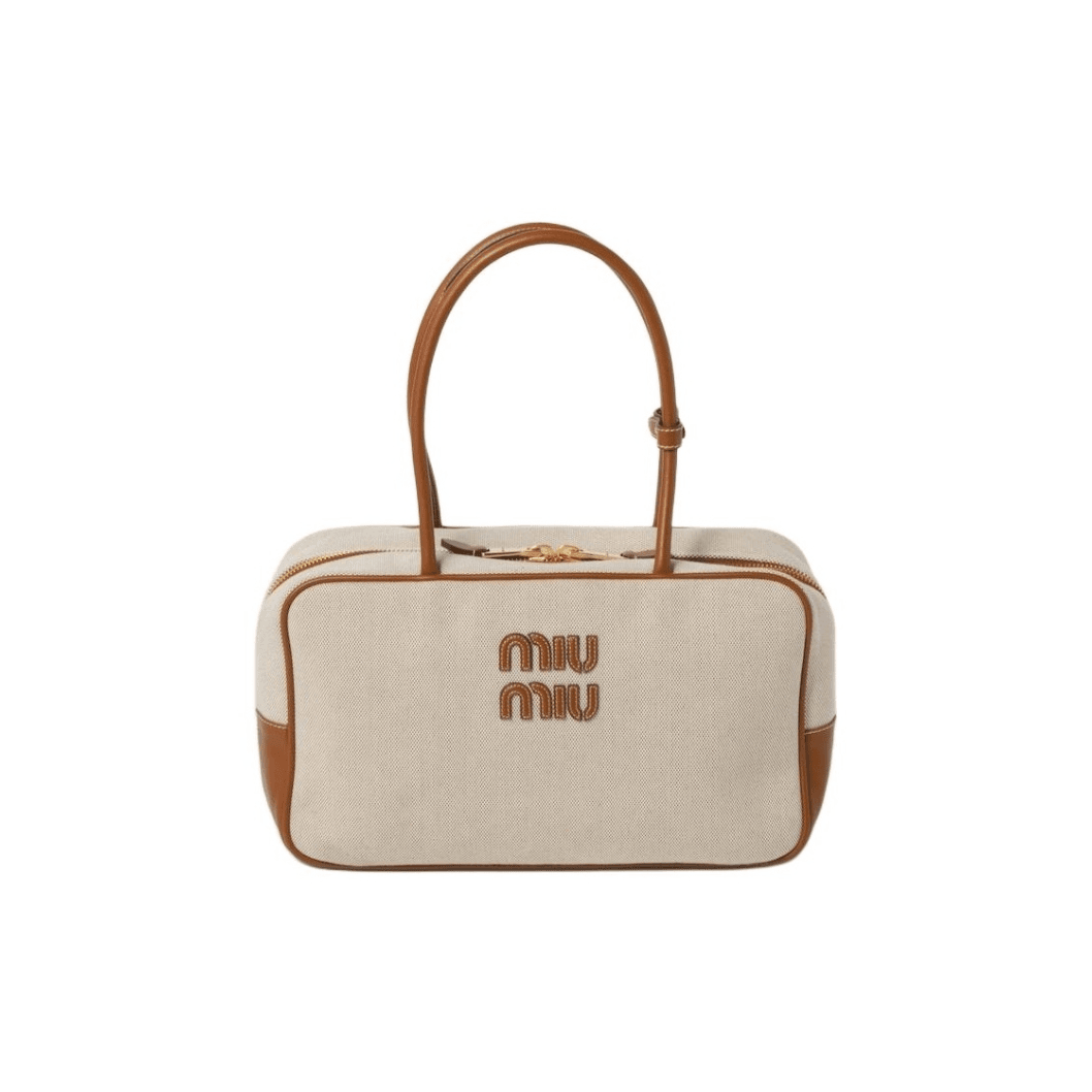 全新未使用 MIU MIU/缪缪 小花柳 TP029339 24SS秀款公文包