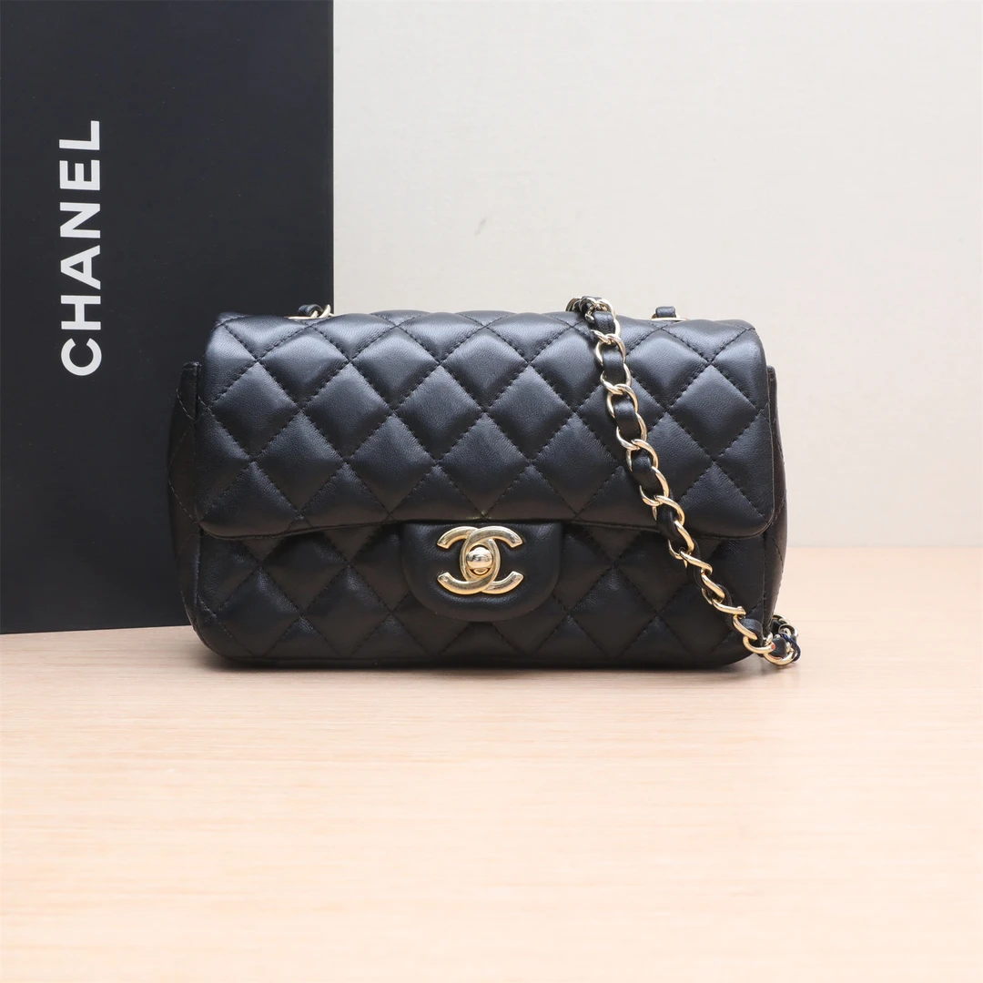95新 Chanel/香奈儿 小花柳P234552909 CF 大Mini 23开