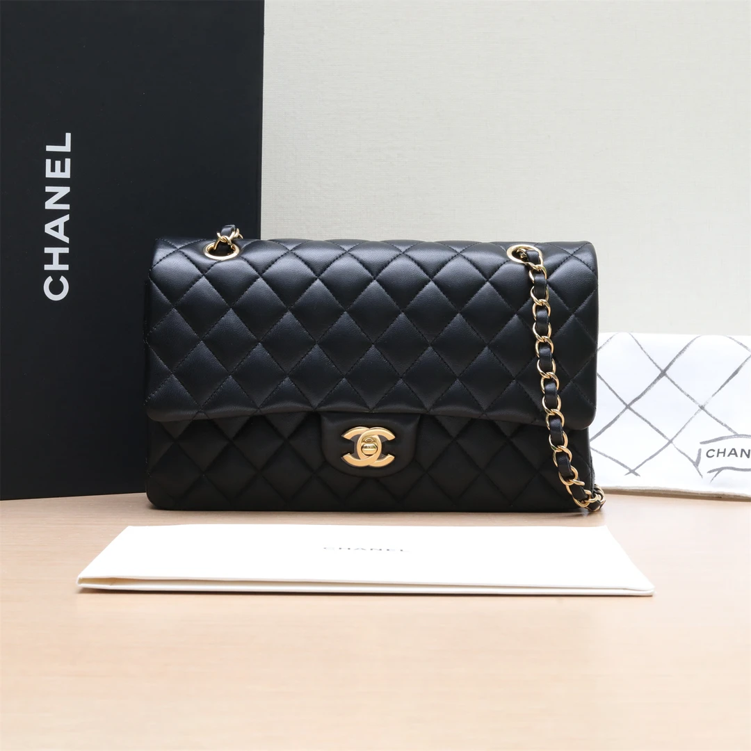 99新 Chanel/香奈儿 小花柳 P224828810 CF 口盖包 中号 芯片