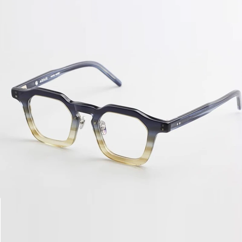 骚气之选！不规则方框男女款近视眼镜框眼镜架大脸配近视镜男6239