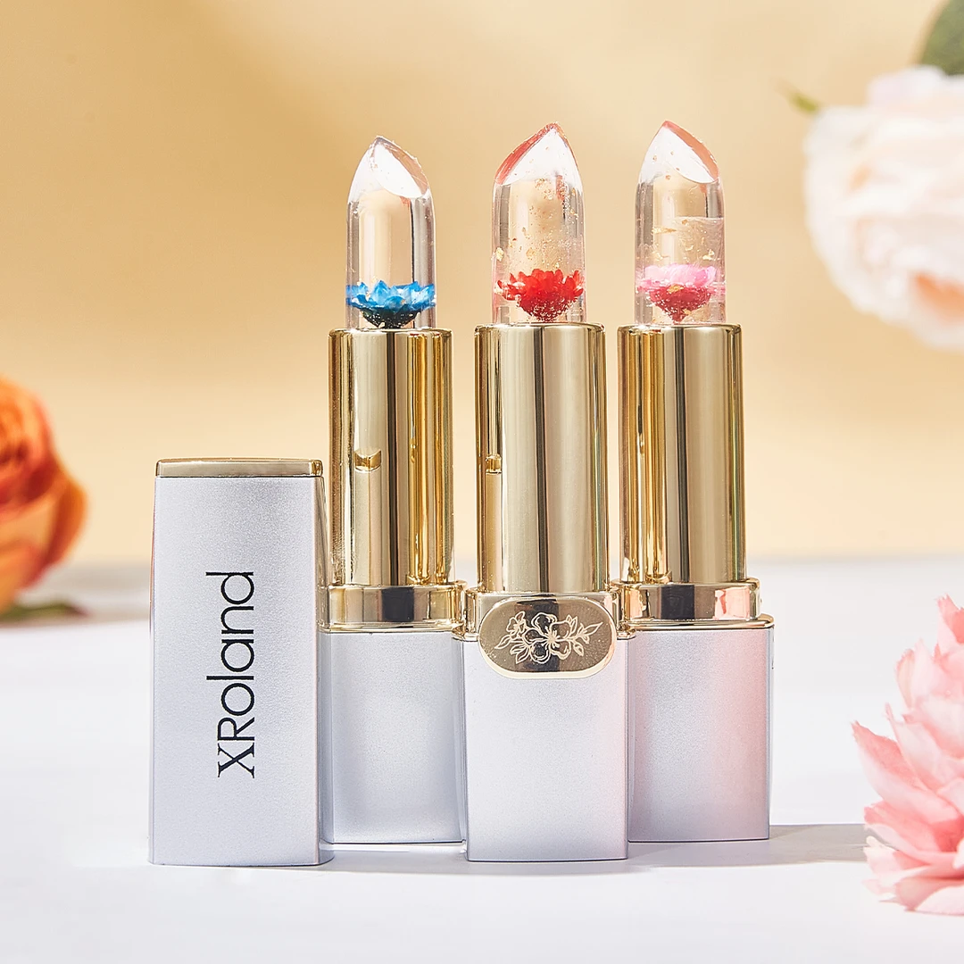 XRoland 金箔果冻花瓣变色口红  花瓣颜色随机一支