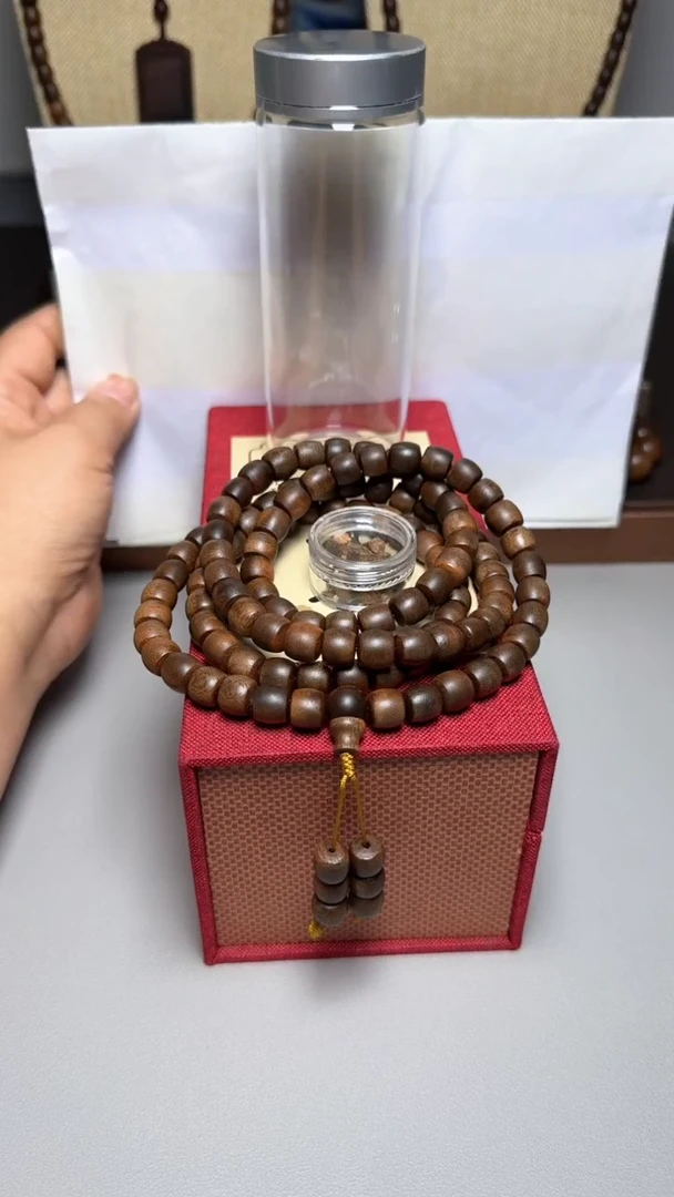 【闪购商品】沉香手串芽庄白棋0.9桶珠多圈
