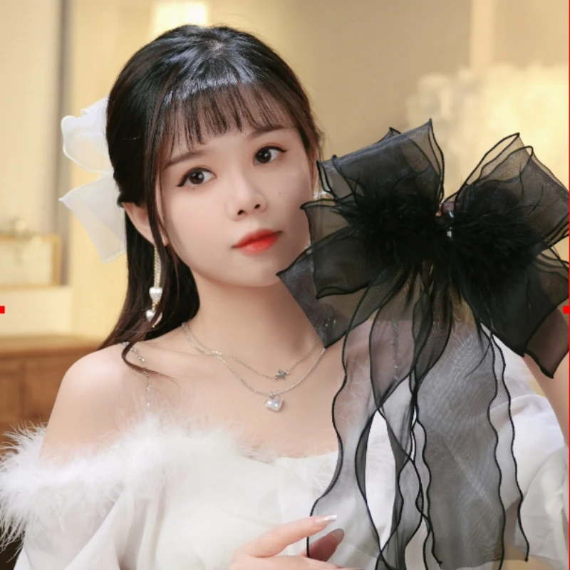 （淑女）F3644发夹网红头饰甜美发卡仙女超仙可爱弹簧夹日系顶夹