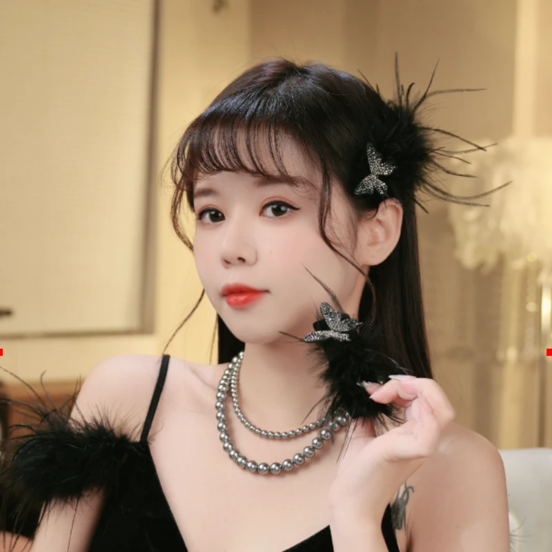 （化蝶）F3722发夹头饰手工复古发夹时尚仙女百搭发卡网红超仙头饰