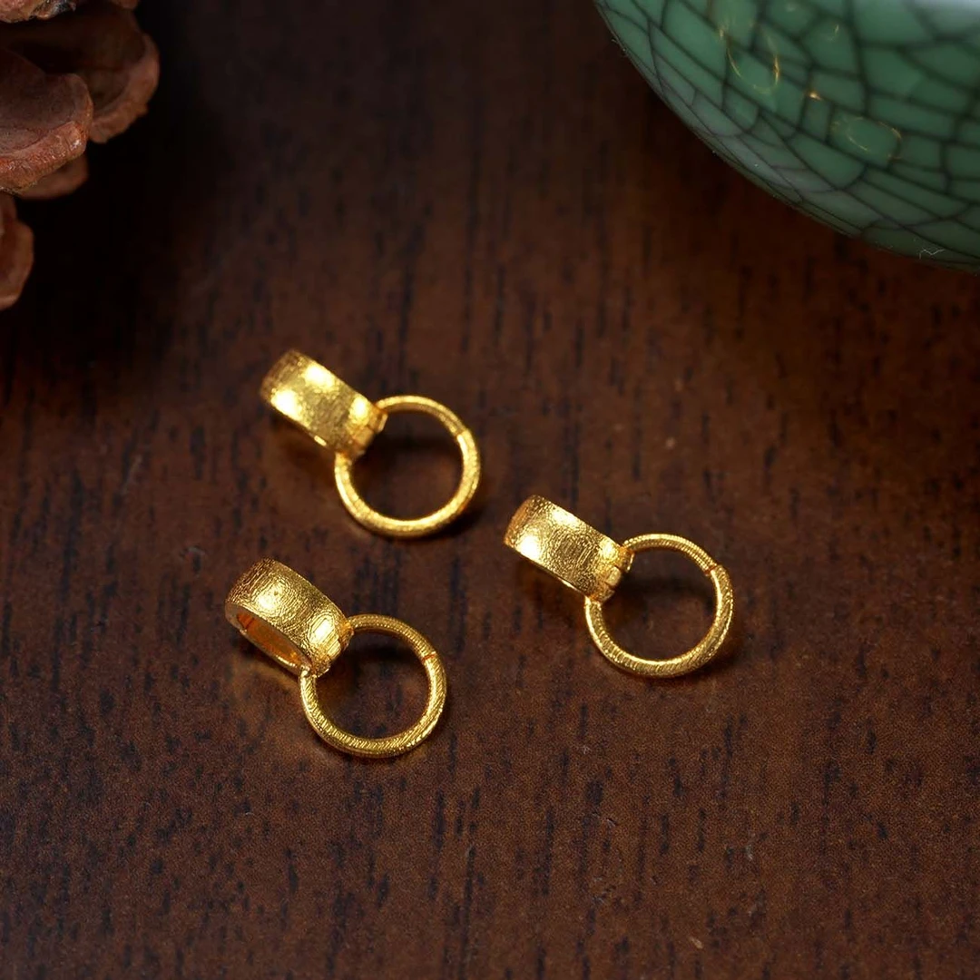 【婧婧精选】精品 · 18k金万能扣配件 超厚金 实用自由DIY 单个发