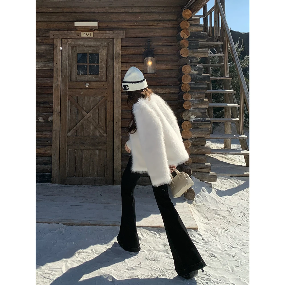 IFMR黑金中低腰微喇辣妹牛仔女爆款加绒加厚冬季修身2025新款裤子