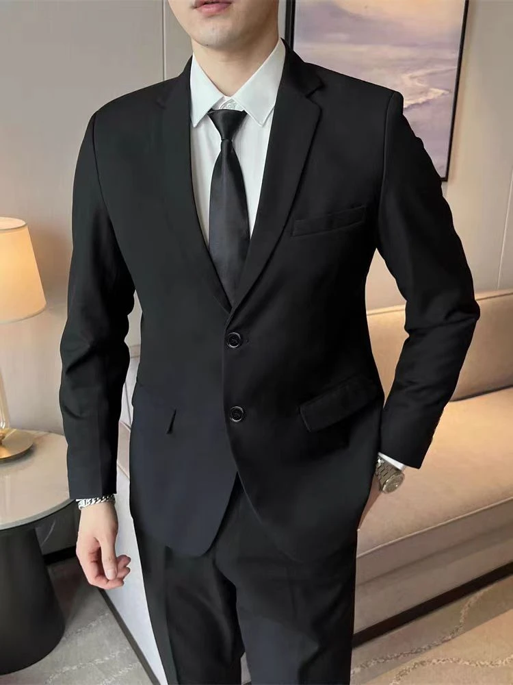 清201-400孤西服男士外套商务休闲春秋上衣伴郎职业正装主持西装