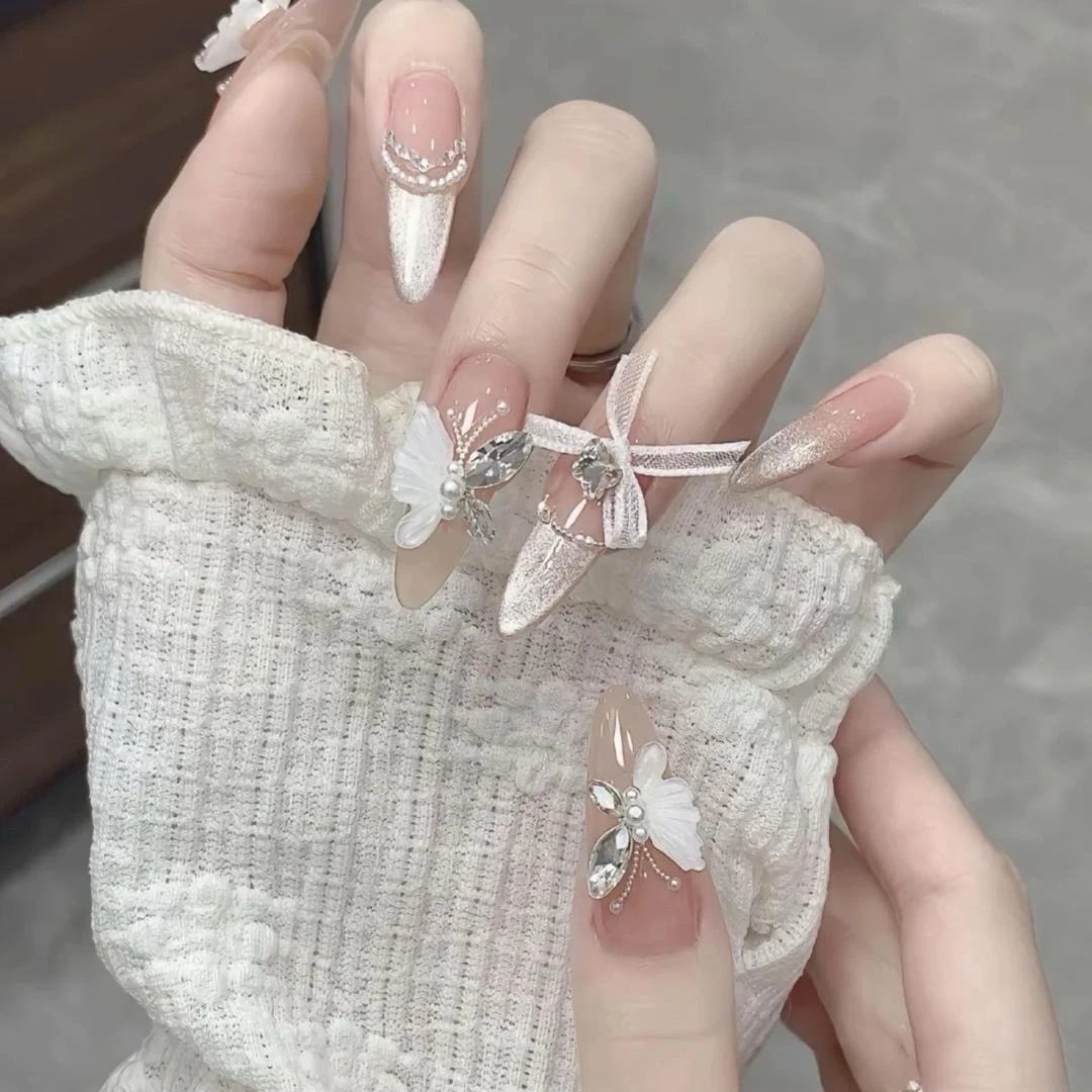 【下单备注编码】多米纯手工穿戴甲 (默认微瑕完美主义绕)No退No换