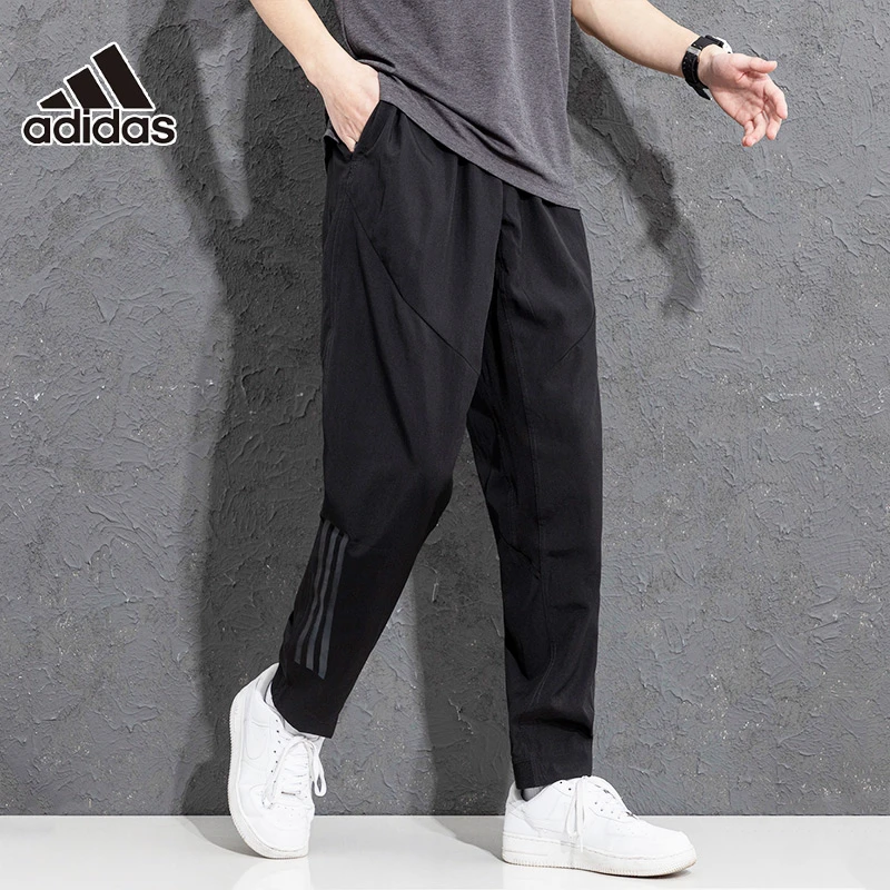 Adidas阿迪达斯--男夏款训练百搭健身休闲裤跑步速干运动裤HF8985