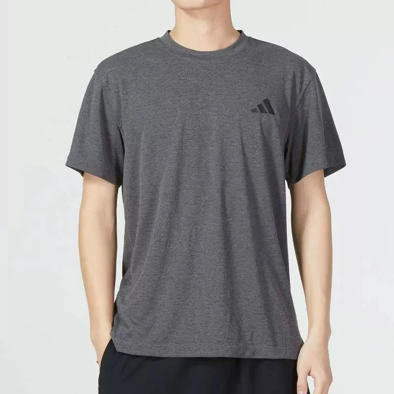 Adidas--阿迪达斯短袖男装运动服透气休闲圆领半袖上衣T恤 GR7102