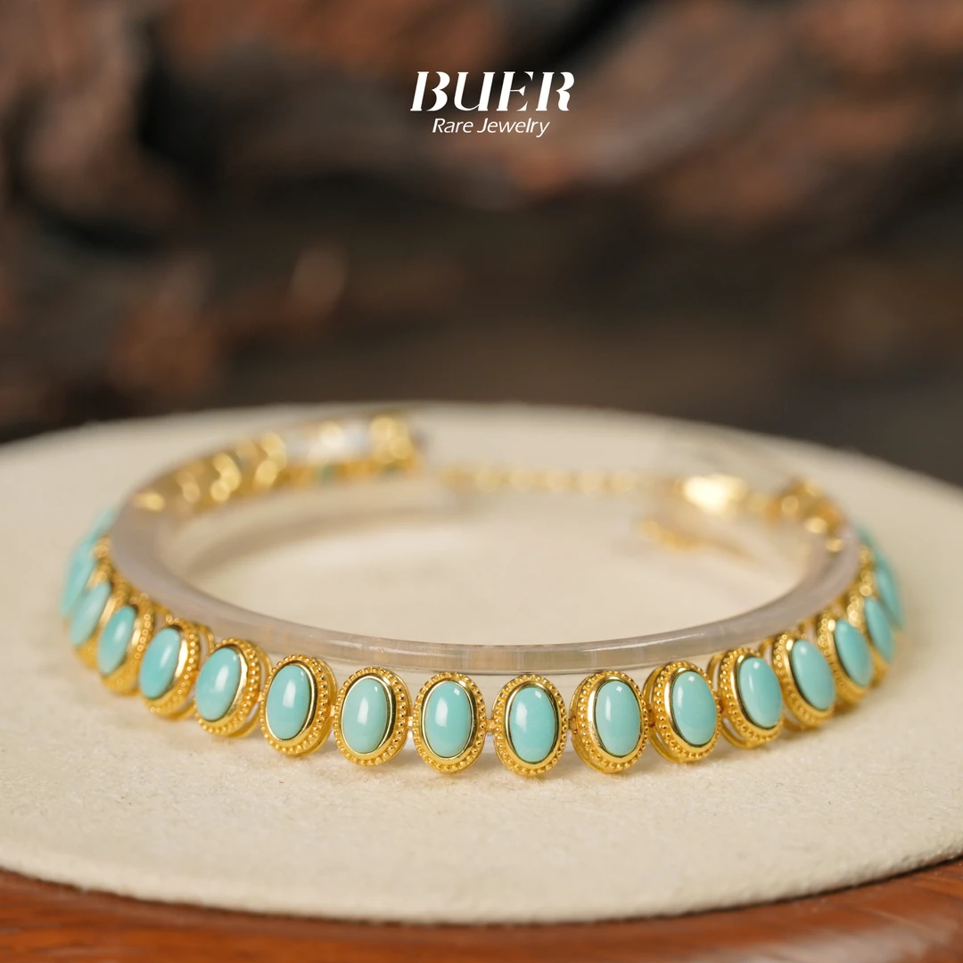 【不二】绿松石银手链