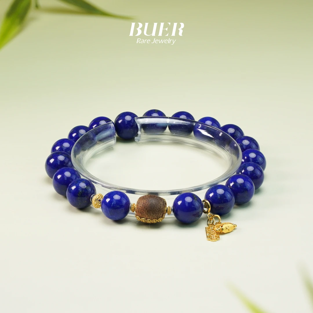 【不二】青金石18K金DIY单圈手串