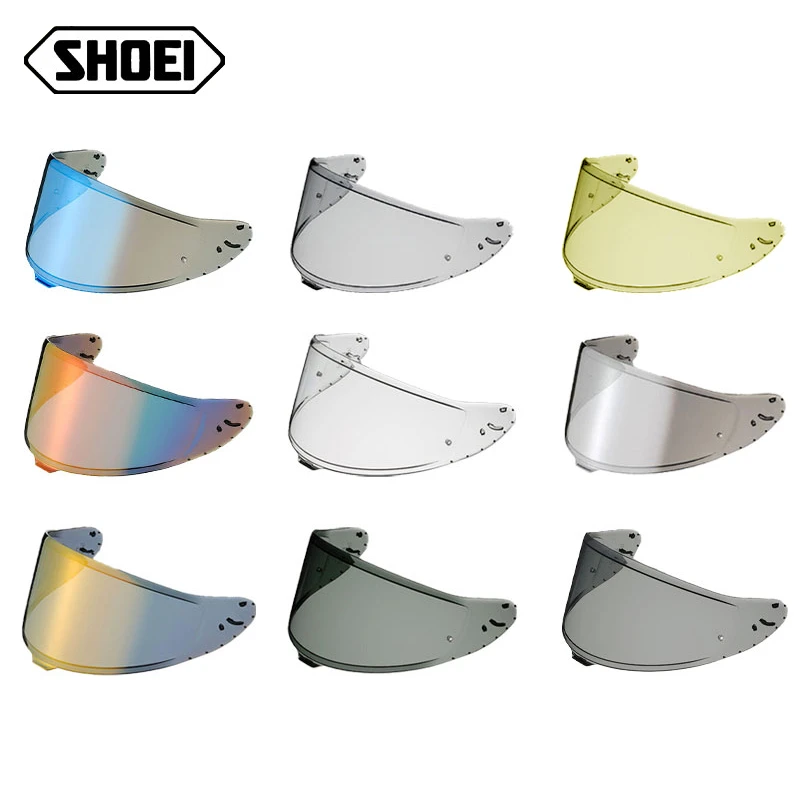原厂正品SHOEI Z8/X15摩托车头盔镜片防雾膜镀金 深浅茶片