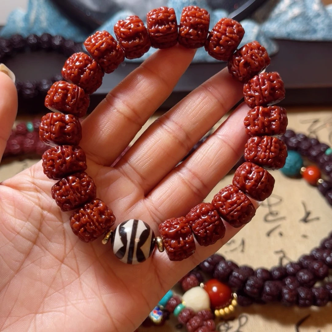 金刚菩提吊坠藏式直切一代龙