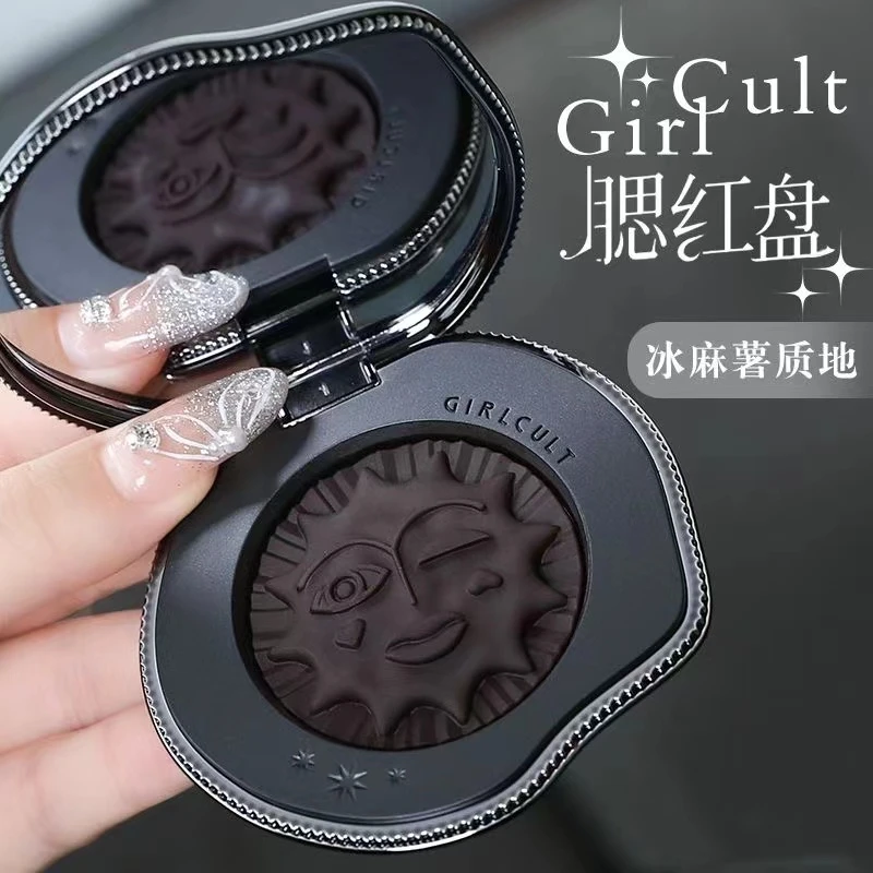 girlcult腮红盘黑福娃情绪腮红高光修容哑光膨胀色游园惊梦构奇女
