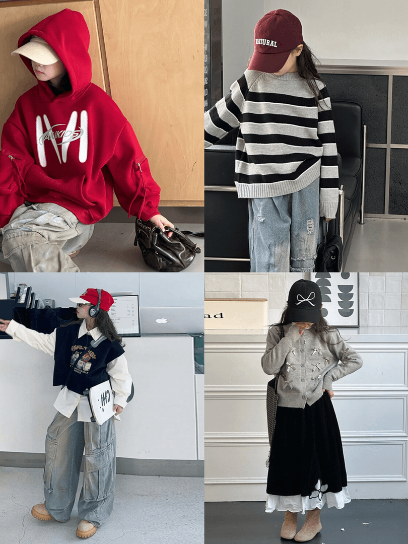 编码G【701-799】丫丫童装中大童秋新款上新时尚韩版休闲套装