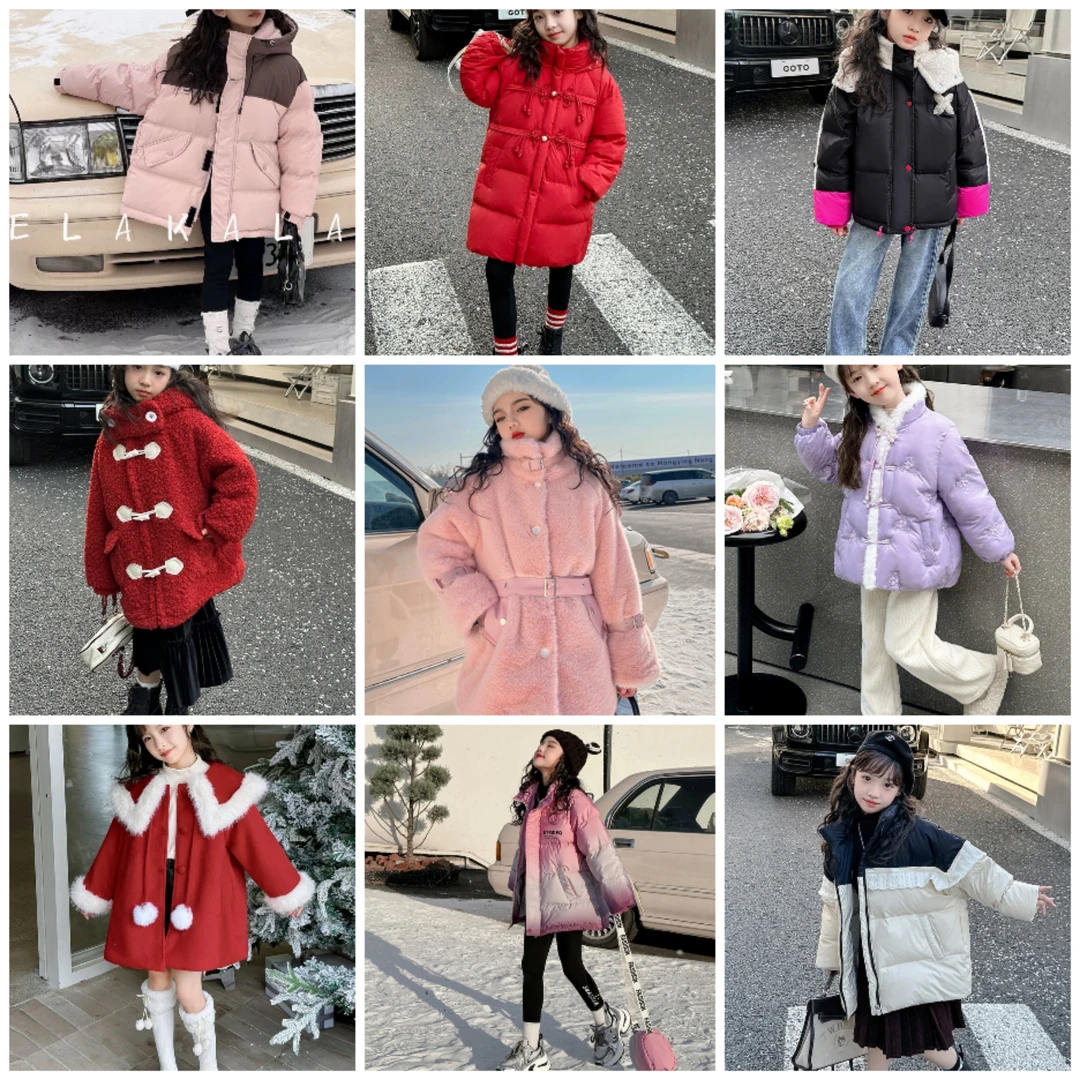 编码【A651-A725】丫丫童装中大童秋冬时尚2023新款女童洋气套装
