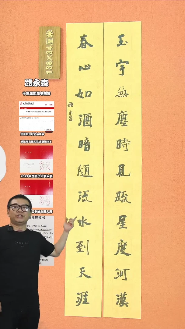 【闪购商品】书法340国展书法家路永森