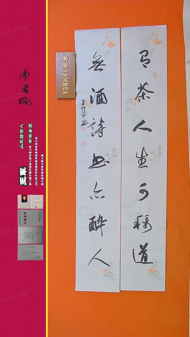 【闪购商品】书法201王军老师书法作品