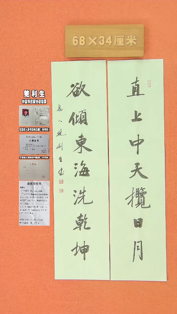 【闪购商品】书法129中书协鲍利生书法作品