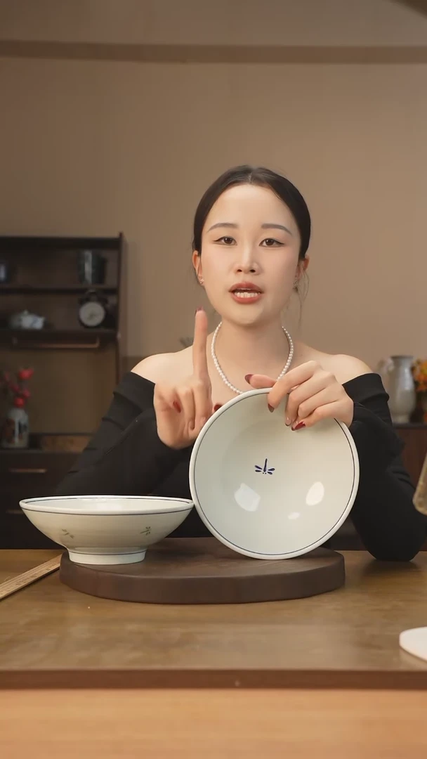 【闪购商品】碗拍一发二7.5寸外纹碗（蜻蜓）