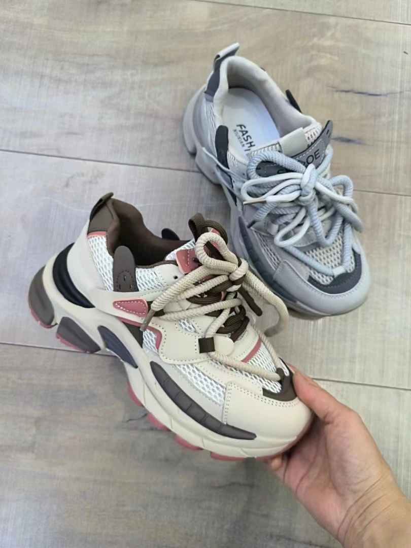 2050女鞋运动鞋时尚女士女款老爹鞋休闲鞋单鞋百搭透气网面潮鞋