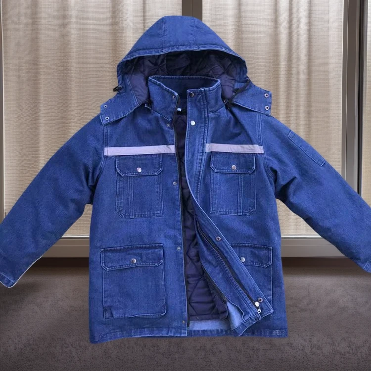 冬季加厚棉服男中长款耐磨耐脏防烫电焊工矿工汽修棉衣外套