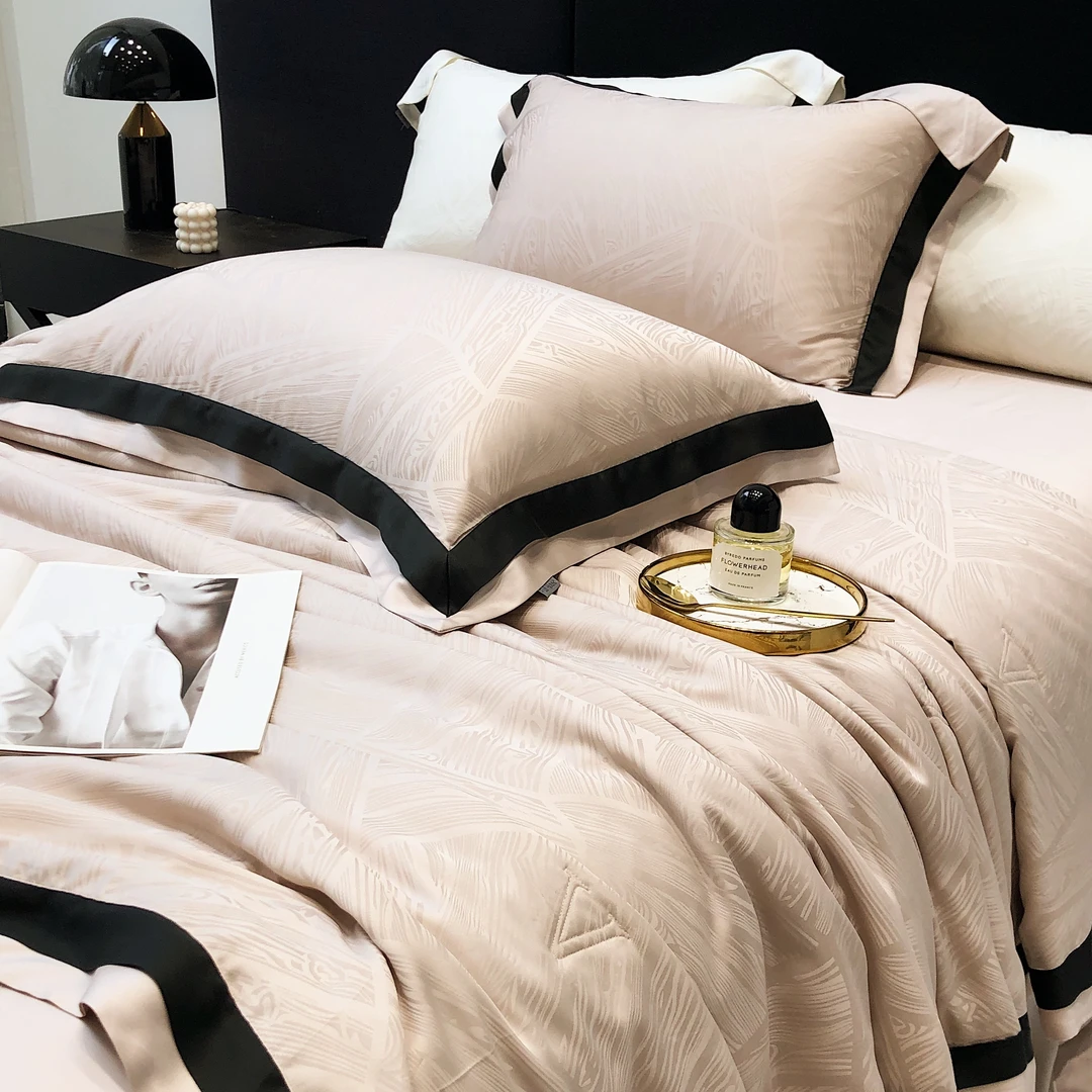 断码清【波西米亚】VERASCE轻奢莱赛尔天丝夏凉被夏被/色织提花凉