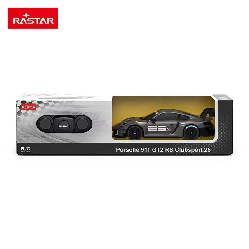 RASTAR/星辉 1:24保时捷911GT2遥控汽车男孩玩具可充电高端赛车