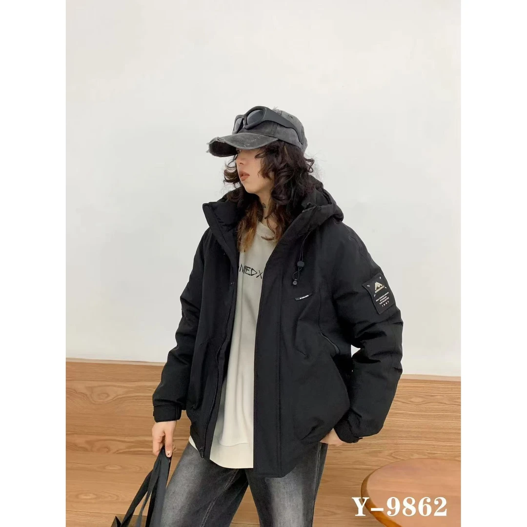 【战至终章】高定面料！冬情侣冲锋衣纯色保暖防寒外套非标Z-9862