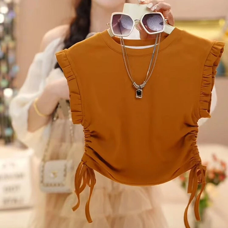 （T恤）童装女童短袖T恤夏款2025新款童装中大童儿童洋气女孩夏装