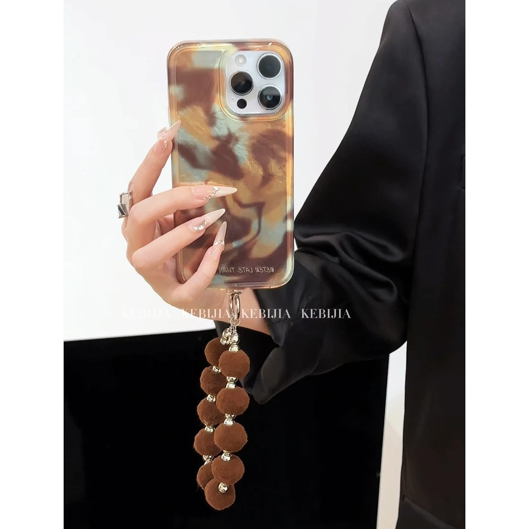 ins高级晕染手链防摔imd适用于苹果16promax15/14手机壳