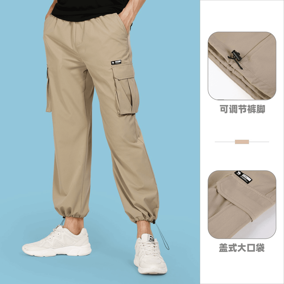 户外运动情侣休闲多口袋薄款梭织工装裤A0S1YS150/A0S2YS149