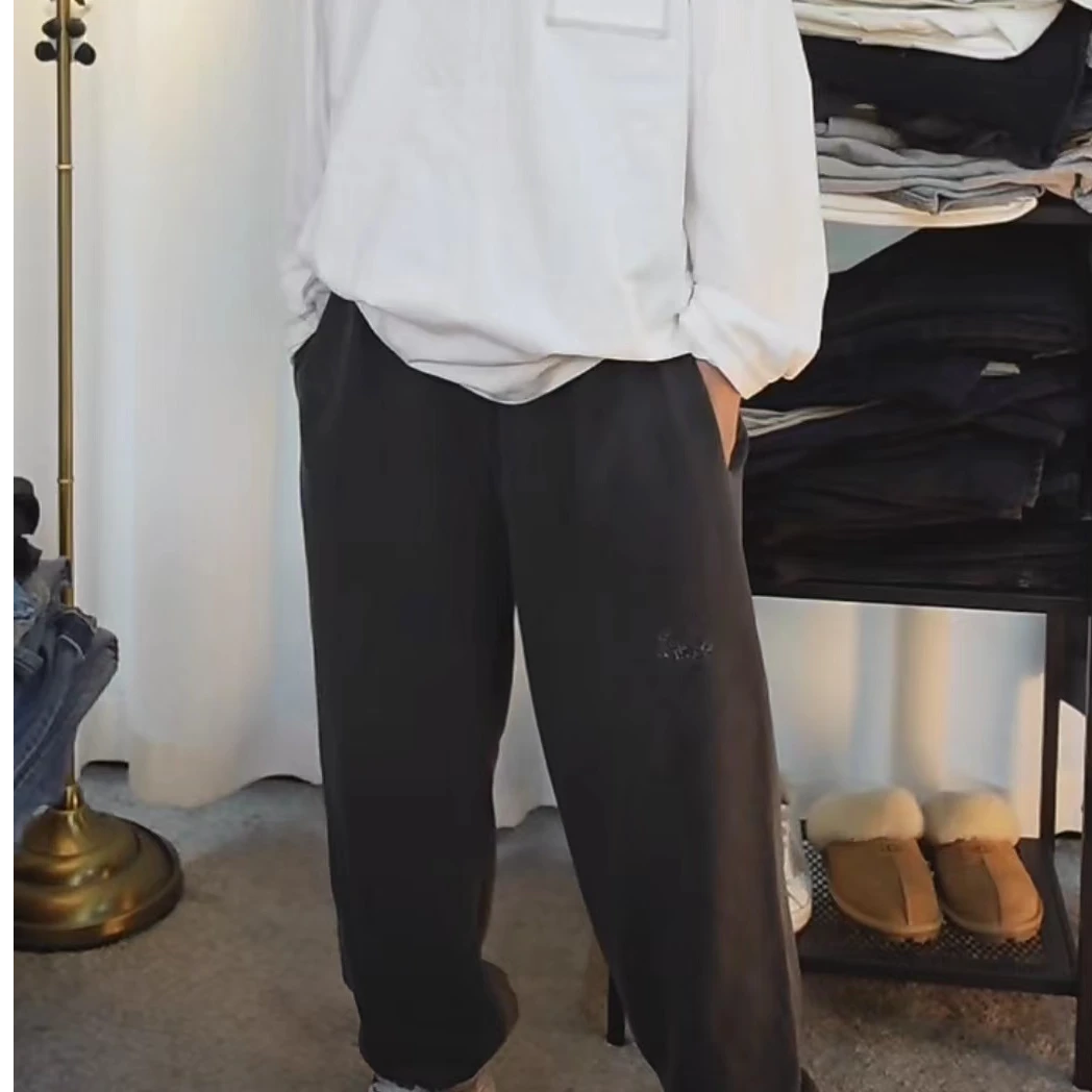 大俪家东大门正品水洗卫裤棉质休闲百搭长裤春秋