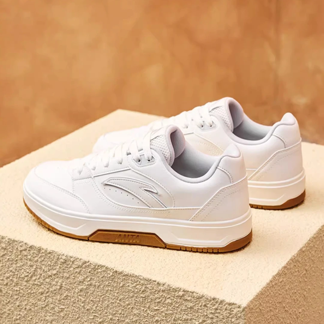 安踏BASIC丨板鞋夏季男女小白鞋经典百搭厚底休闲鞋112438012