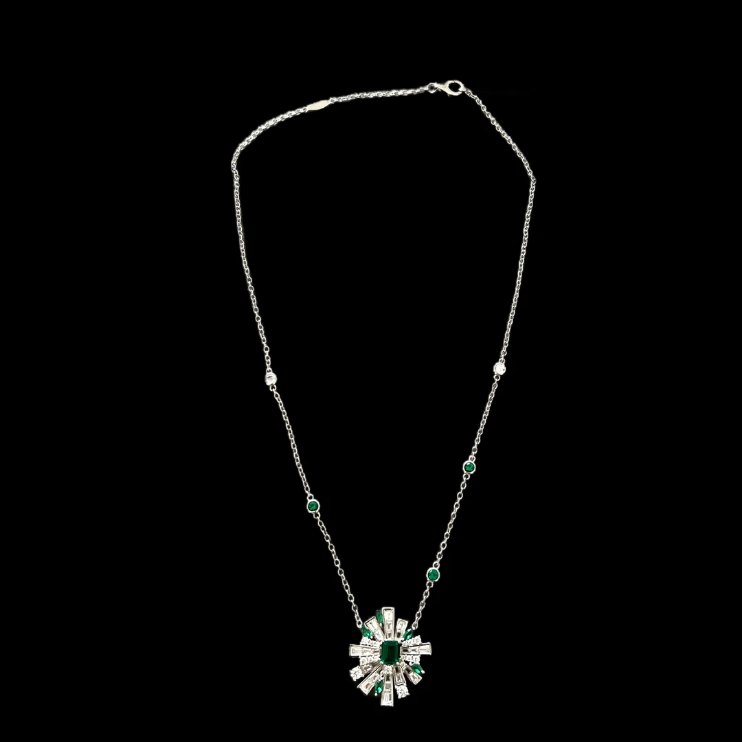 坠链均925银 400321时尚百搭项链