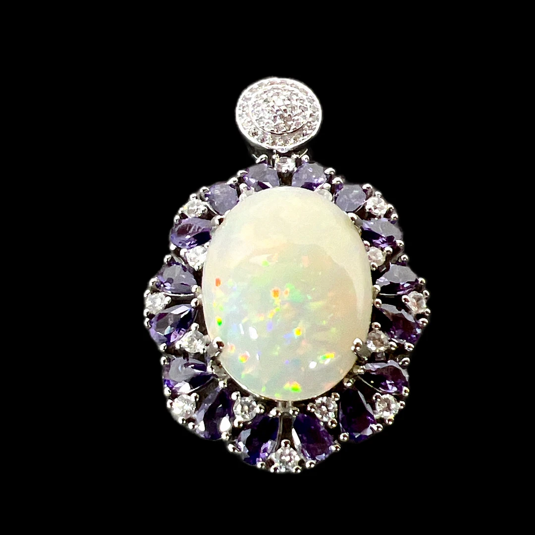 F0255欧泊吊坠孤品”