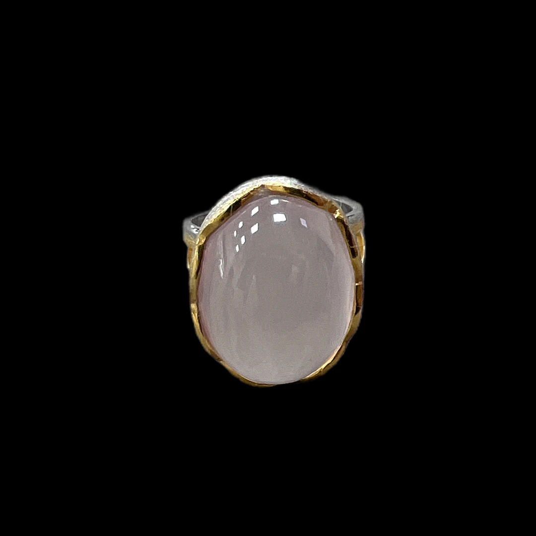 V4742粉水晶戒指（多样性，发一）