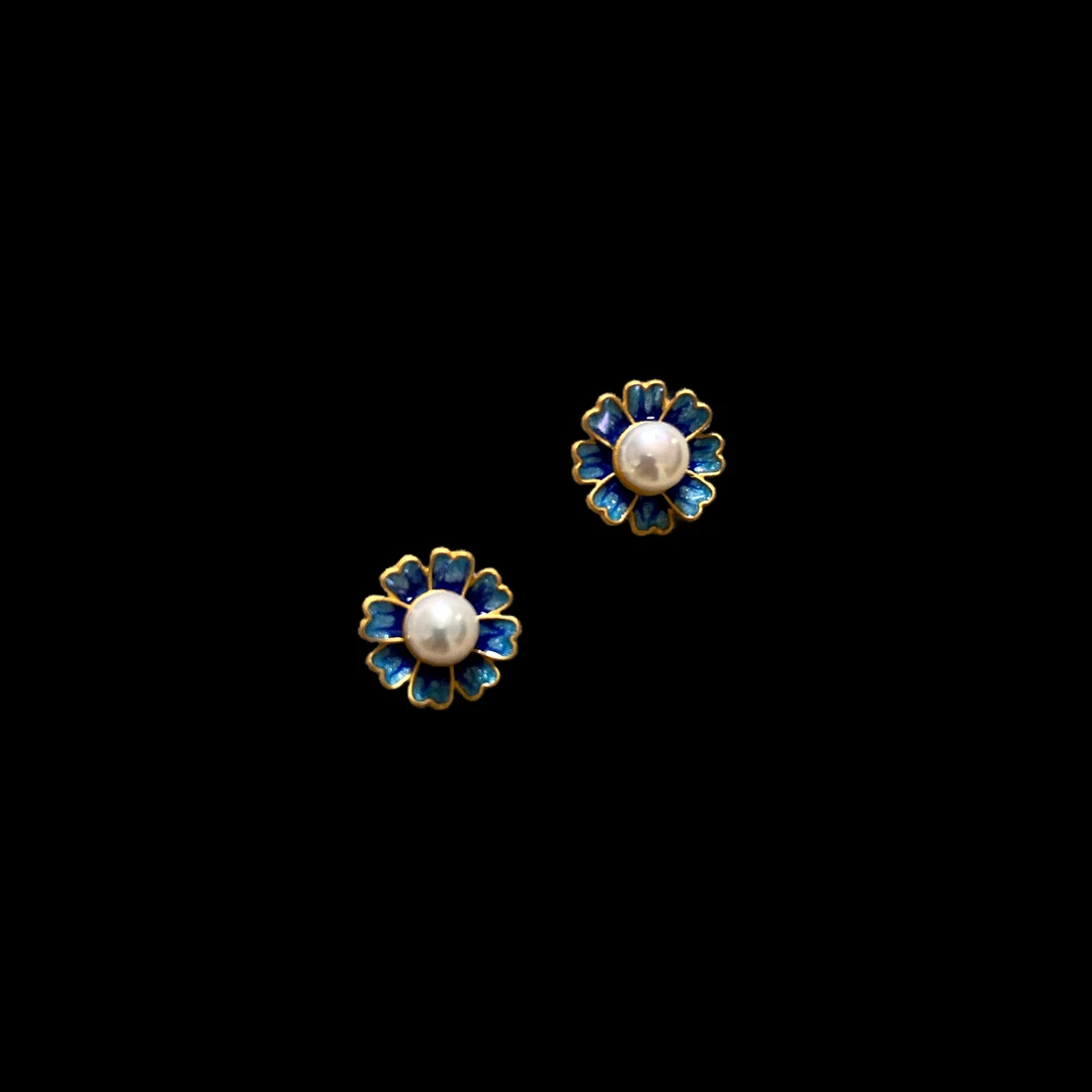 V5903珍珠耳钉孤品