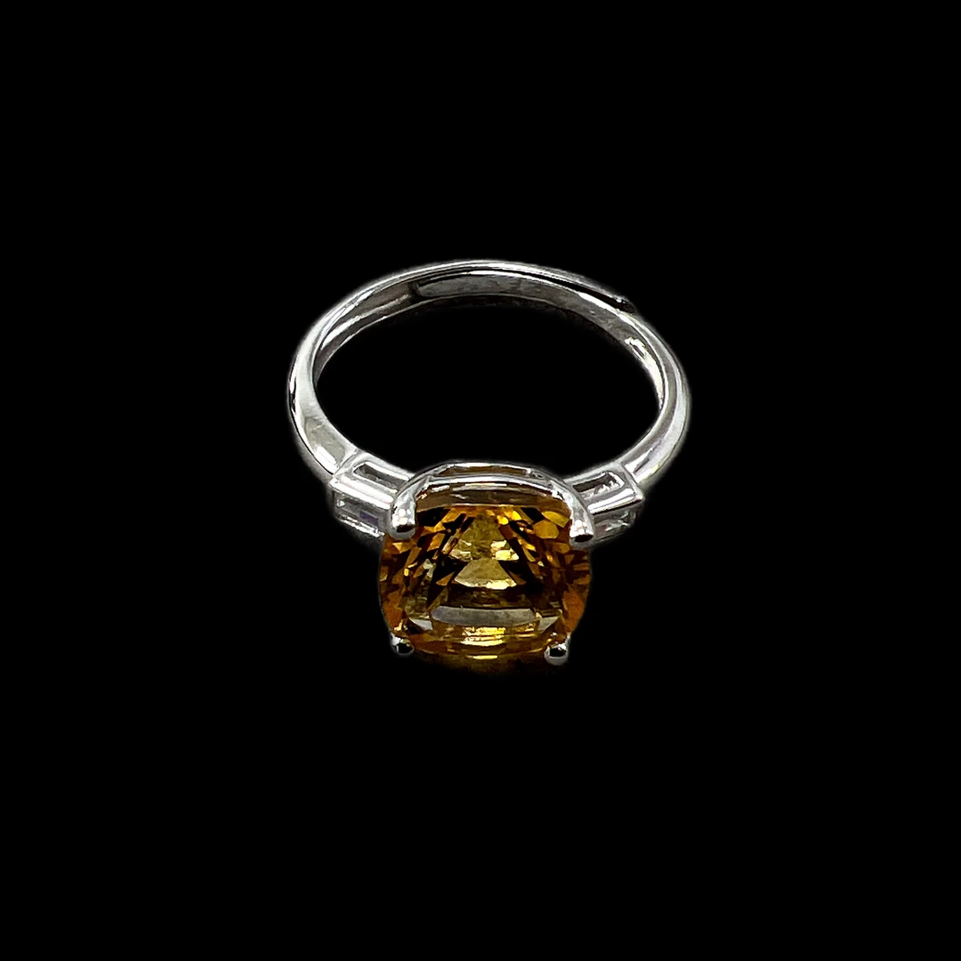 V475黄水晶戒指 孤品