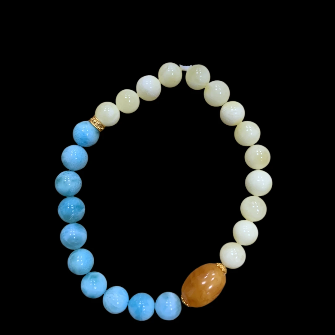 V3886海纹石手串孤品