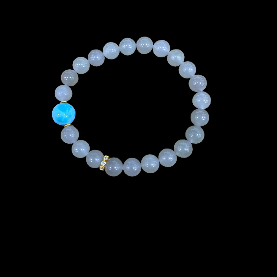 V4210和田玉手串多样性，发一