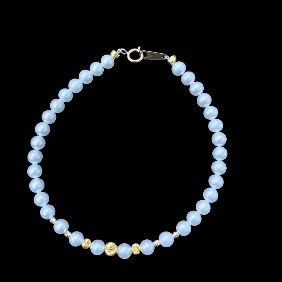 V2270珍珠手链18K孤品.