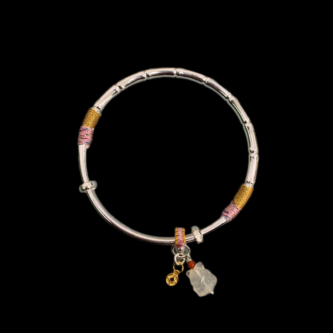 925银手镯 V174手镯时尚简约.孤品