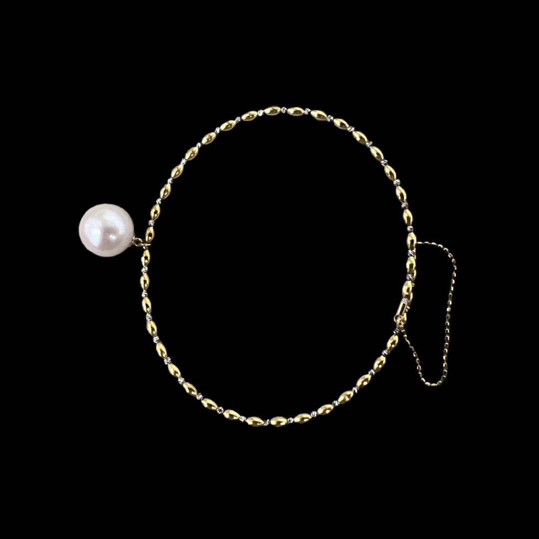 V1359珍珠手镯18K