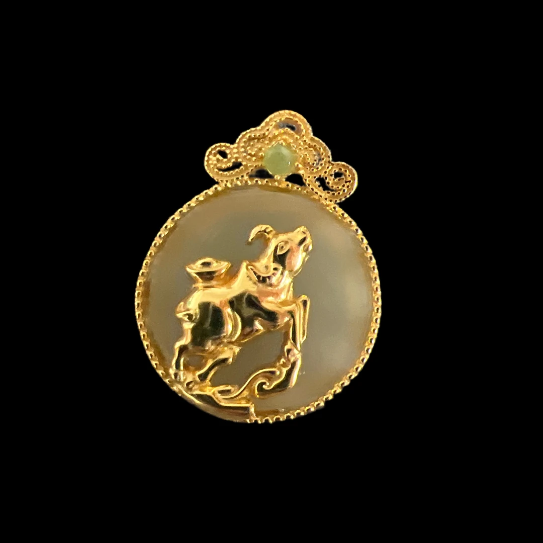 V3252和田玉吊坠孤品